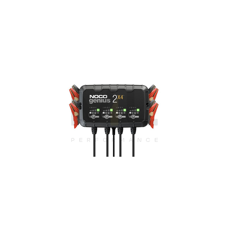 NOCO GENIUS2X4, GENIUS GENIUS2X4 Battery Charger на 4 батареи, Штекер A, C, G, I, 8A, 6 В/12 ВV