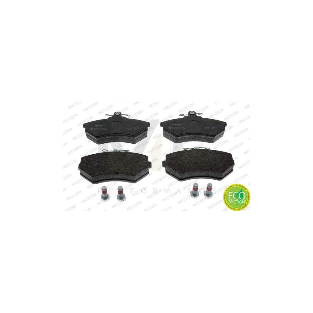Ferodo Premier Eco Friction FDB775 Brake Pad Set Not Prepared for Wear Indicator, With Brake Caliper Screws, With Accessories