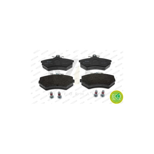 Ferodo Premier Eco Friction FDB775 Brake Pad Set Not Prepared for Wear Indicator, With Brake Caliper Screws, With Accessories