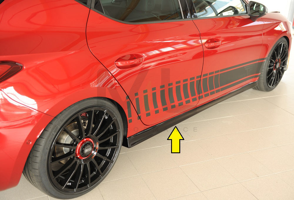 Rieger 00088224 SEAT Leon KL Side Skirt 4 | ML Performance UK Car Parts