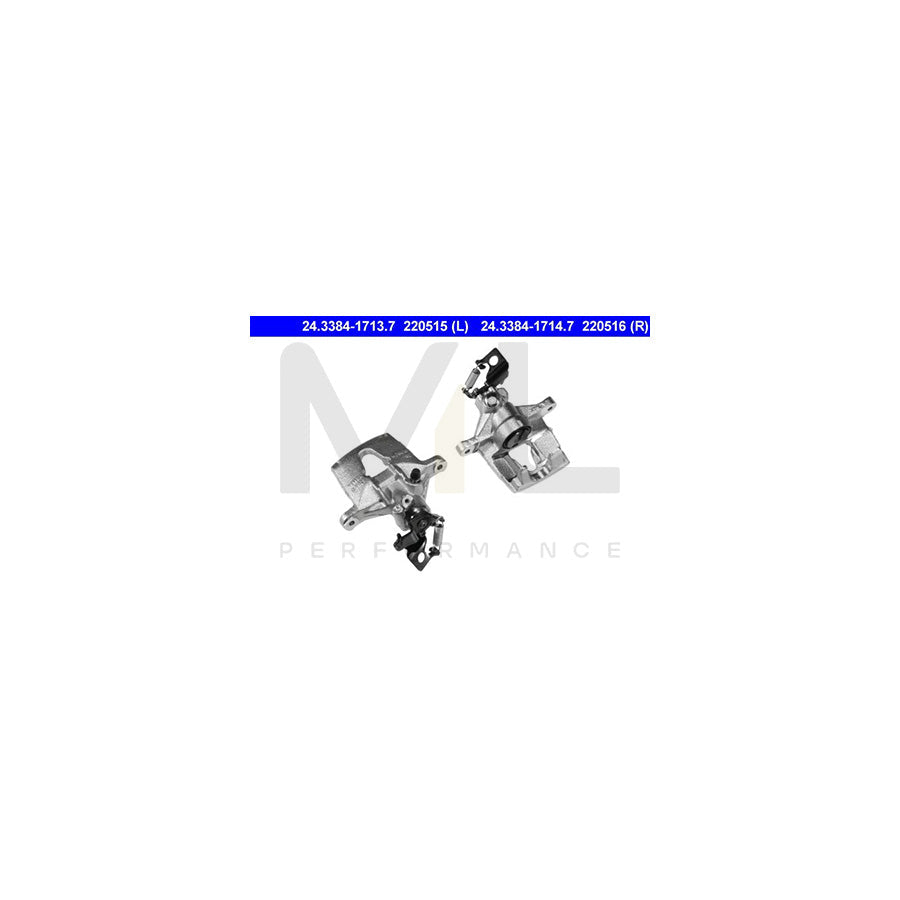 ATE 24.3384-1714.7 Brake Caliper for FORD MONDEO without holder