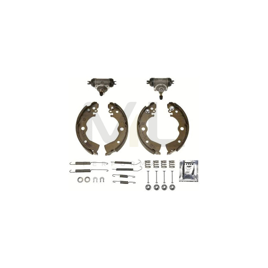 TRW Brake Kit BK1949 Brake Shoe Set with wheel brake cylinder