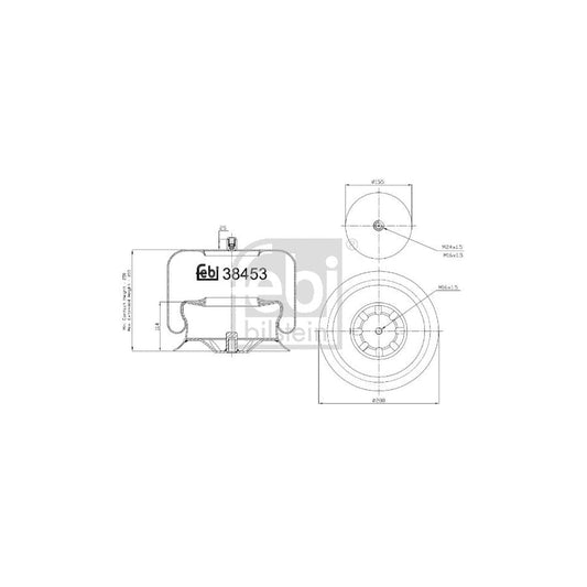 Febi Bilstein 38453 Boot, Air Suspension
