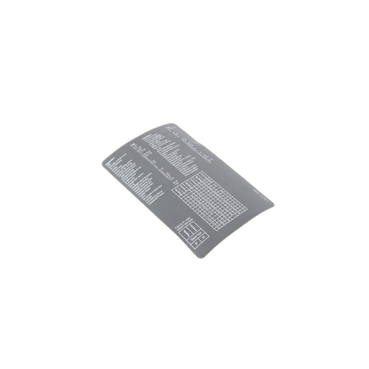 Genuine BMW 61138385512 E38 Stick-On Label, Fuse Grouping, Front ENGLISH (Inc. 740iLP)