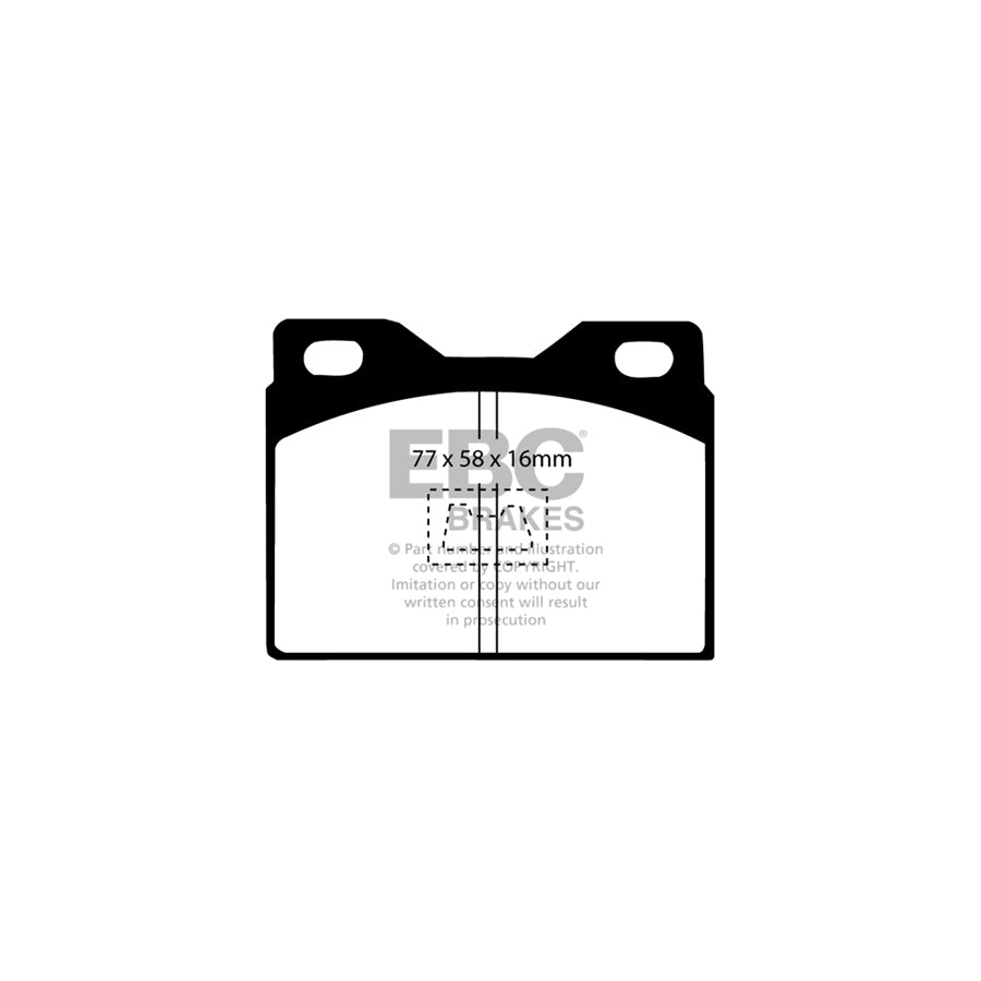EBC PD01KF080 Audi 100 Greenstuff Front Brake Pad & Plain Disc Kit  2 | ML Performance UK Car Parts