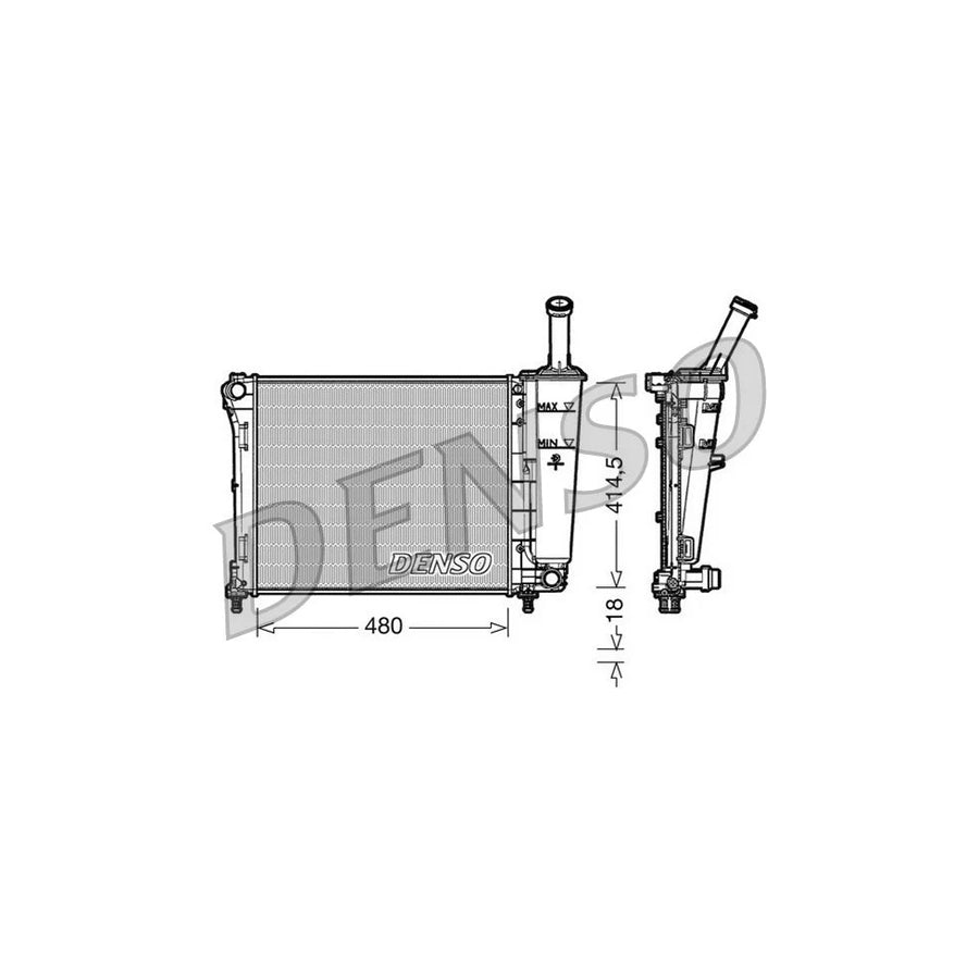 DENSO DRM09161 Engine Radiator