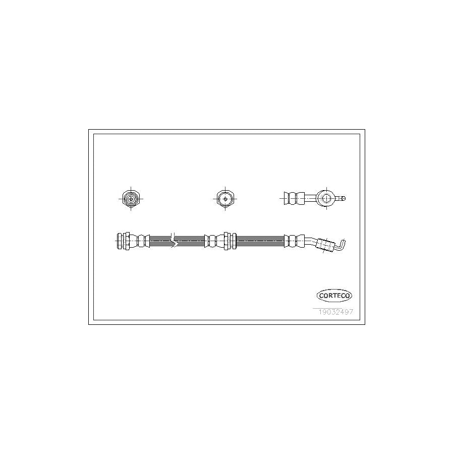 Corteco 19032497 Brake Hose