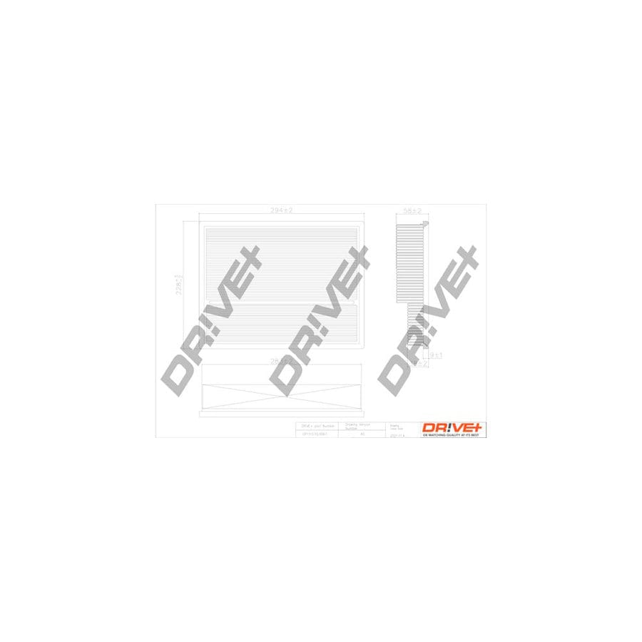 Dr!Ve+ Dp1110.10.0067 Air Filter