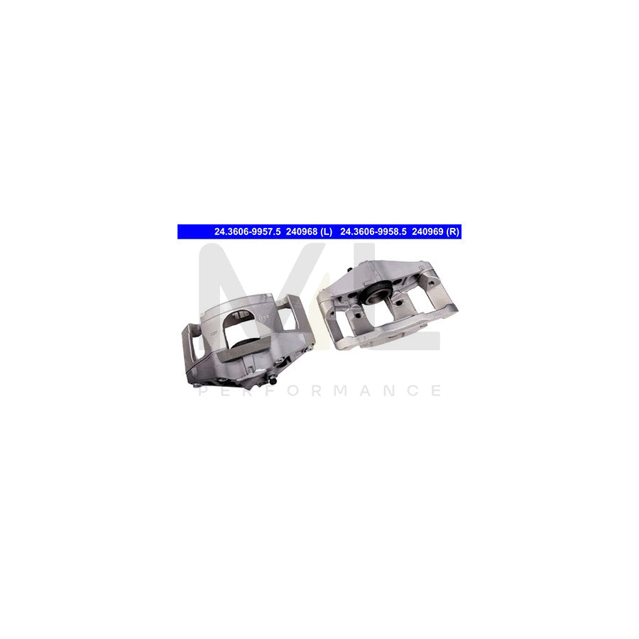 ATE 24.3606-9957.5 Brake Caliper without holder