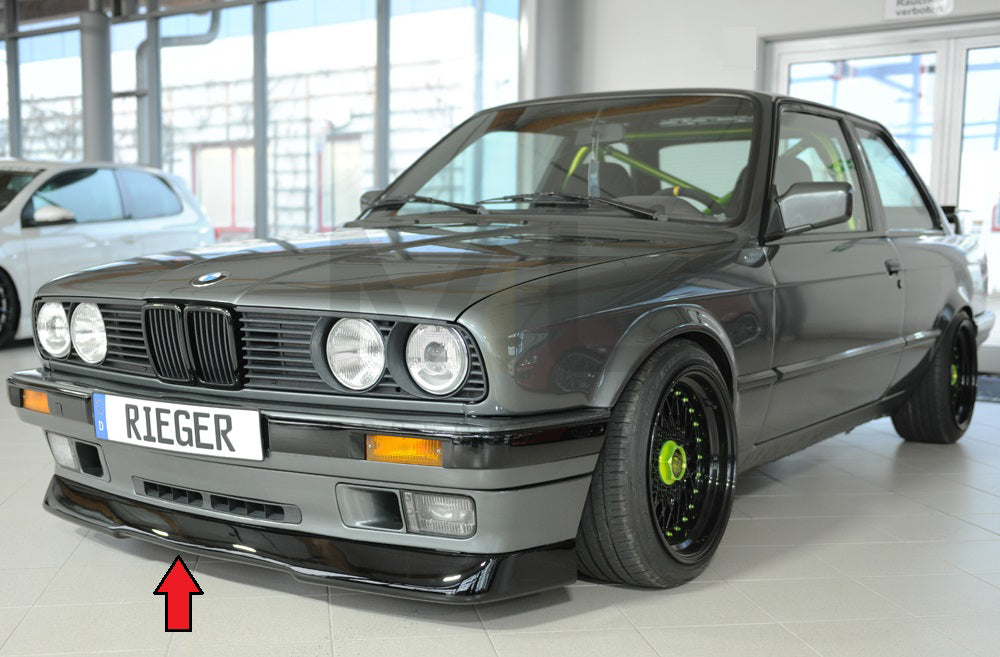 Rieger 00088270 BMW 3 Series E30 Front Splitter 8 | ML Performance UK Car Parts