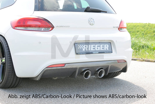 Rieger 00088084 VW 13 Mk3 Scirocco Rear Diffuser 1 | ML Performance UK Car Parts