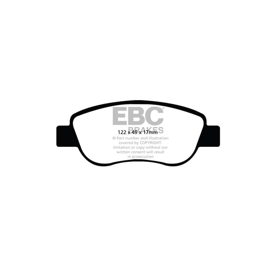 EBC PDKF1686 Renault Megane Ultimax Front Brake Pad & Plain Disc Kit - Girling/TRW Caliper 2 | ML Performance UK Car Parts