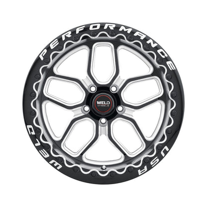 Weld S90780045P40 Laguna Beadlock S907 Wheel 18x10 5x112 ET40 BS7.1 Gloss Black MIL - DIA