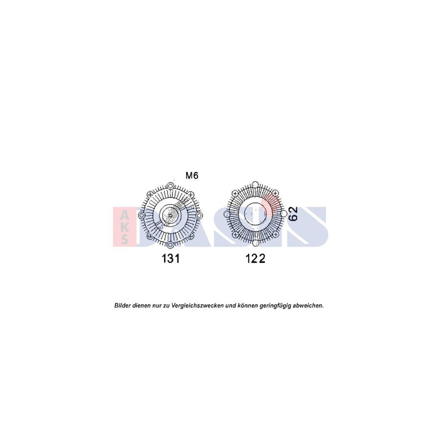 AKS Dasis 218040N Fan Clutch for Toyota Hiace