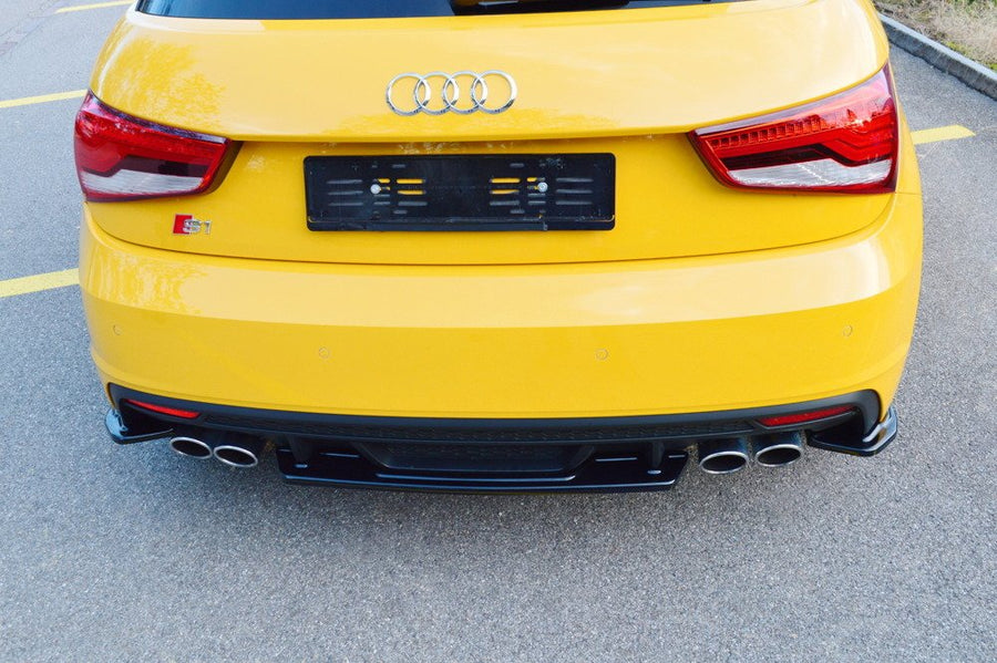 Maxton Design Audi S1 8X Central Rear Splitter