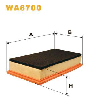 WIX Filters WA6700 Air Filter