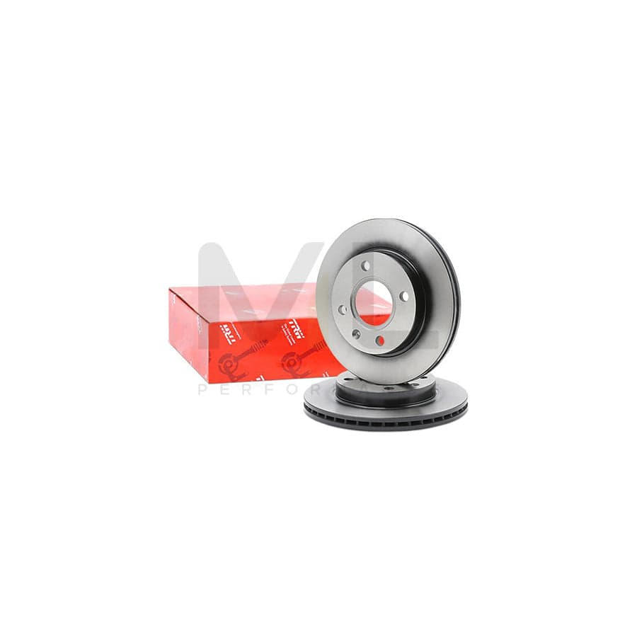 TRW DF2753 Brake Disc Vented, Painted  - 1 piece