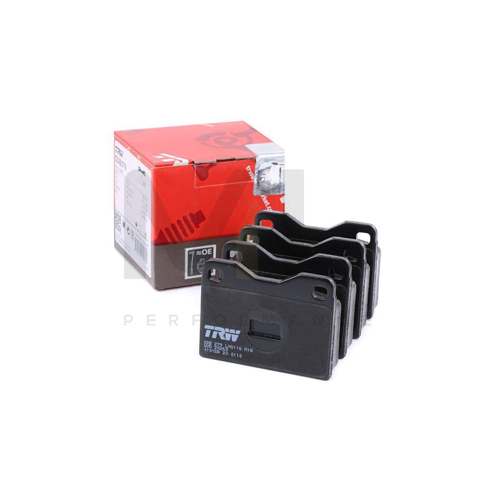 TRW Gdb279 Brake Pad Set Not Prepared For Wear Indicator