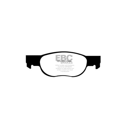 EBC DP1336 Fiat Lancia 3 Ultimax Front Brake Pads - Girling/TRW Caliper 2 | ML Performance UK Car Parts