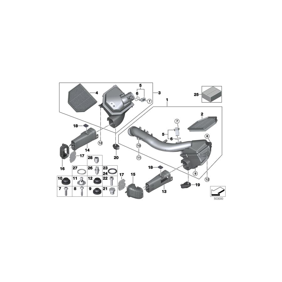 Genuine BMW 81304670302 Connector 919-10X1-04D (Inc. M4 GT4)