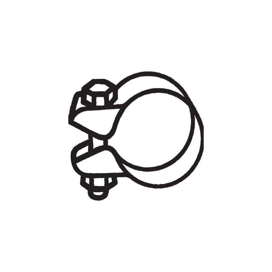 Bosal 250-345 Clamp, Exhaust System for Mitsubishi Colt VI (Z30)