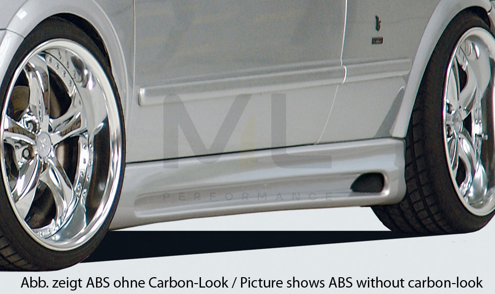 Rieger 00099300 Opel Astra G Side Skirt 1 | ML Performance UK Car Parts