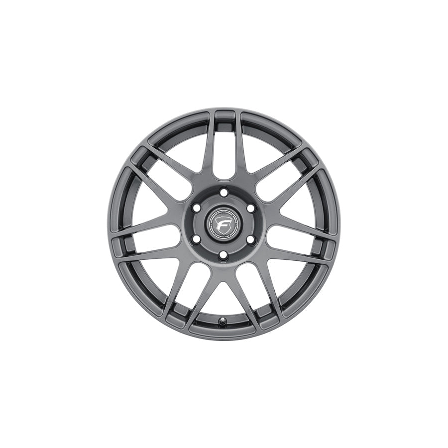 Forgestar F17377084P00 17x7 F14 Drag Semi Concave 6x139.7 ET0 BS4 Gloss Anthracite Drag Racing Wheel