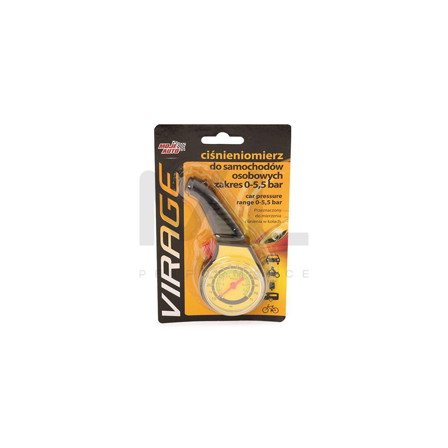 VIRAGE 93-009 Tyre pressure gauge Pneumatic, Measuring Range from: 0.0bar, Measuring Range to: 5.5bar