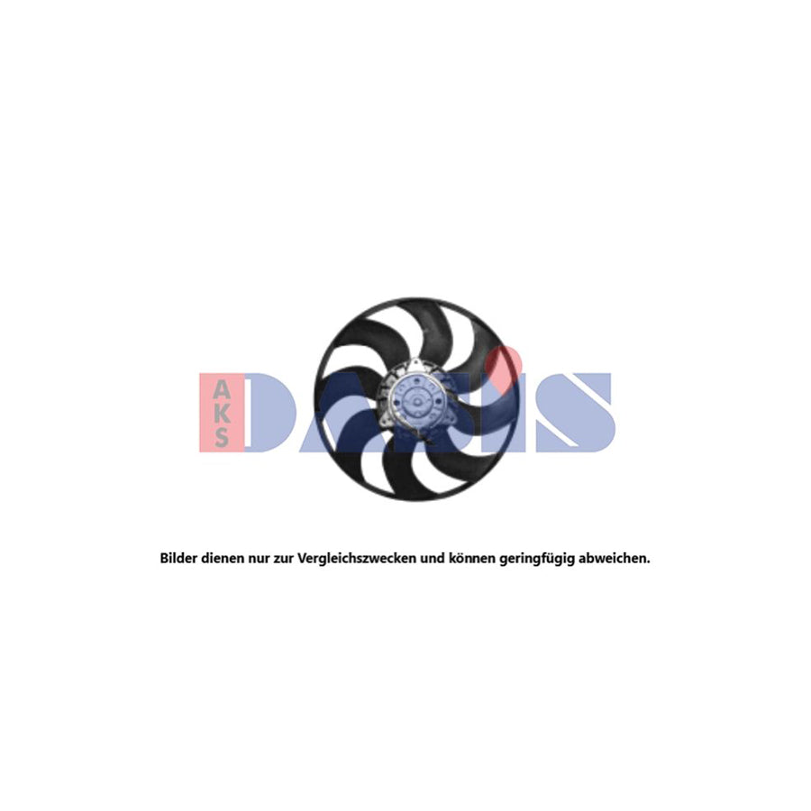 AKS Dasis 158152N Fan, Radiator for Opel Corsa D Hatchback (S07)