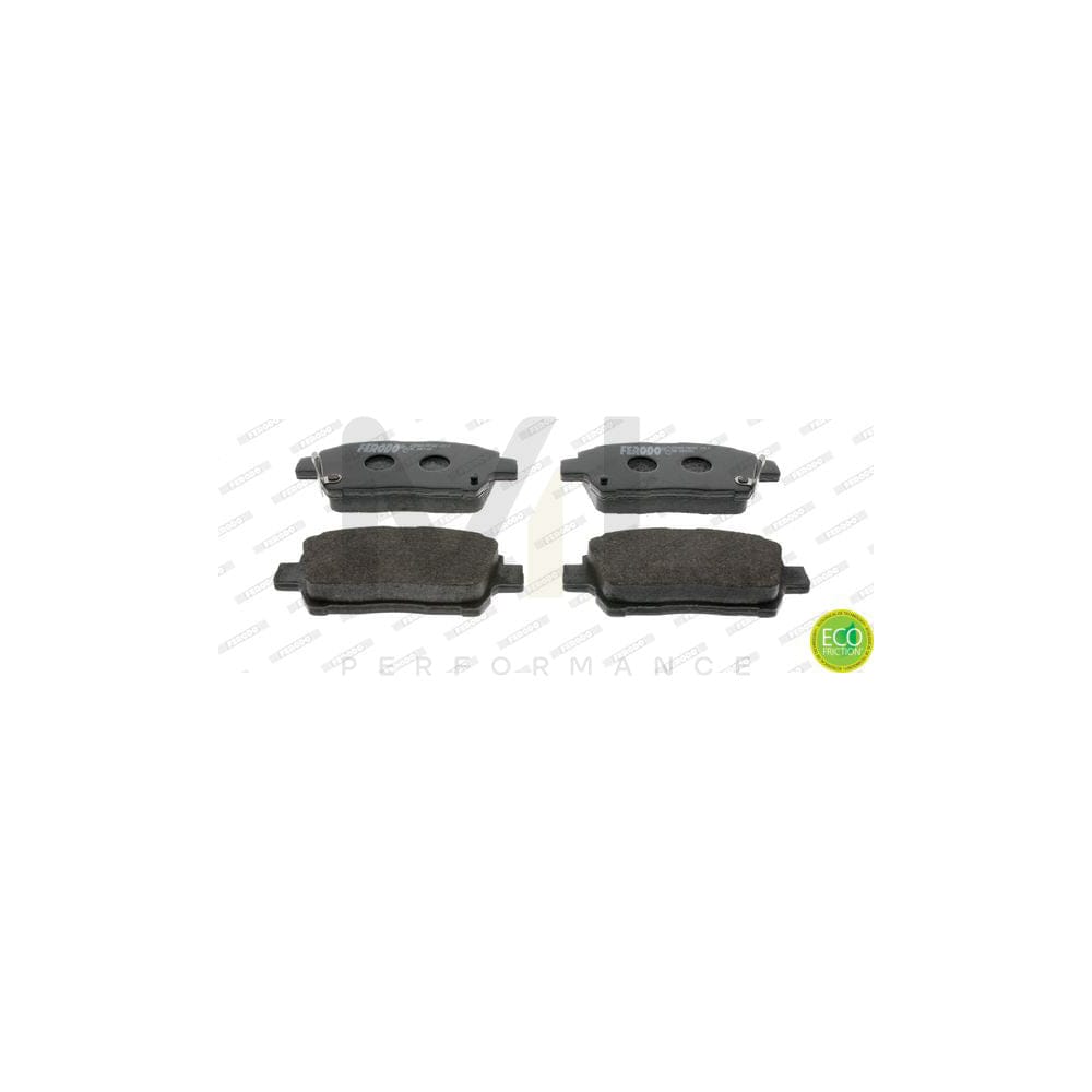 Ferodo Premier Eco Friction FDB1392 Brake Pad Set With Acoustic Wear Warning, Without Accessories