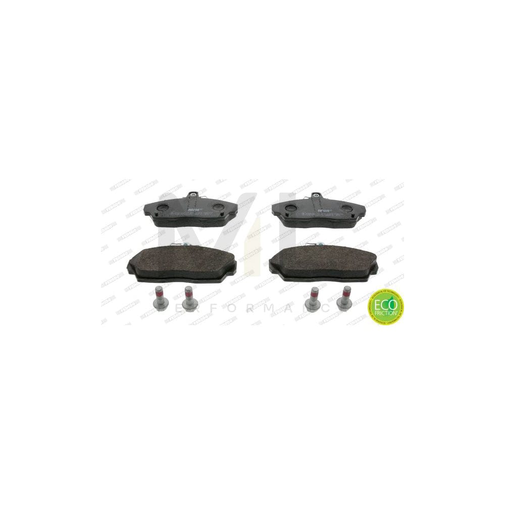 Ferodo Premier Eco Friction FDB1291 Brake Pad Set Not Prepared for Wear Indicator, With Brake Caliper Screws, With Accessories