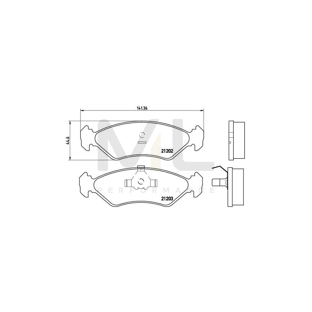 brembo-p-24-028-brake-pad-set-for-ford-fiesta-mk4-j3s-j5s-excl-wear-warning-contact