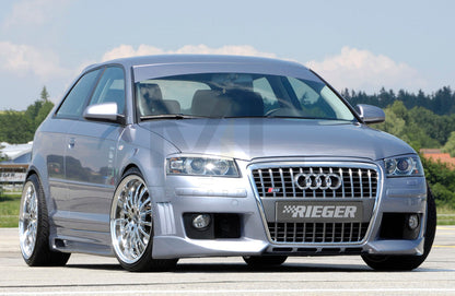 Rieger 00056751 Audi 8P A3 Front Bumper - R-Frame 2 | ML Performance UK Car Parts