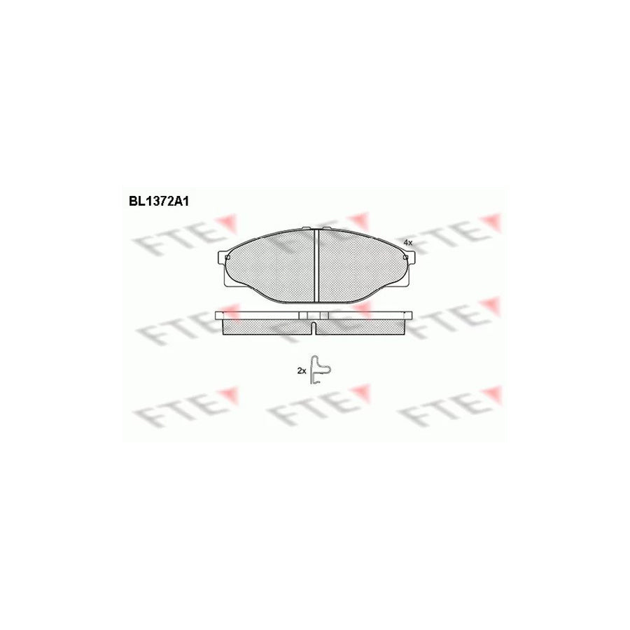 FTE Bl1372A1 Brake Pad Set