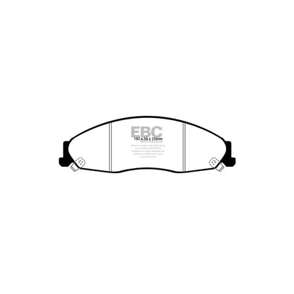 EBC PD11KF612 Cadillac CTS Greenstuff Front Brake Pad & GD Disc Kit 2 | ML Performance UK Car Parts
