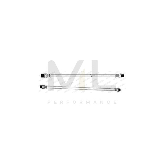Ferodo FHY2983 Brake Hose 495Mm, M 10X1