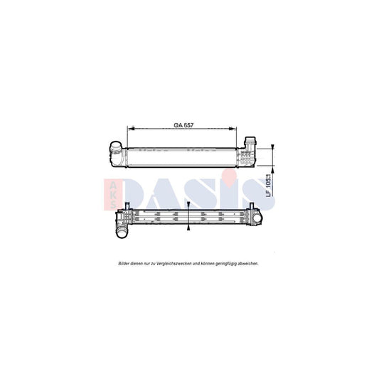 AKS Dasis 187039N Intercooler for Renault Megane