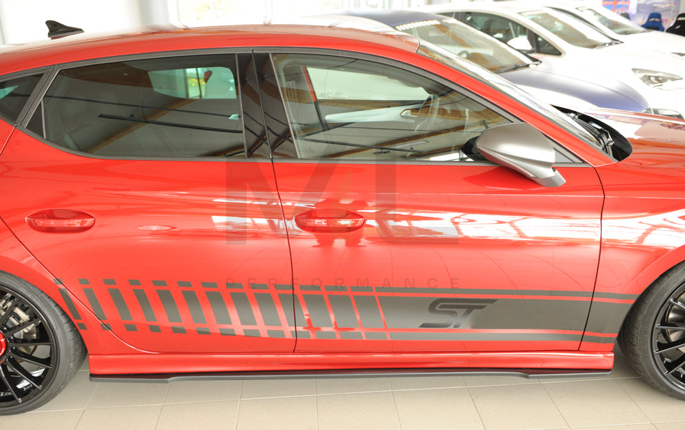 Rieger 00027054 SEAT Leon KL Side Skirt Splitter 9 | ML Performance UK Car Parts