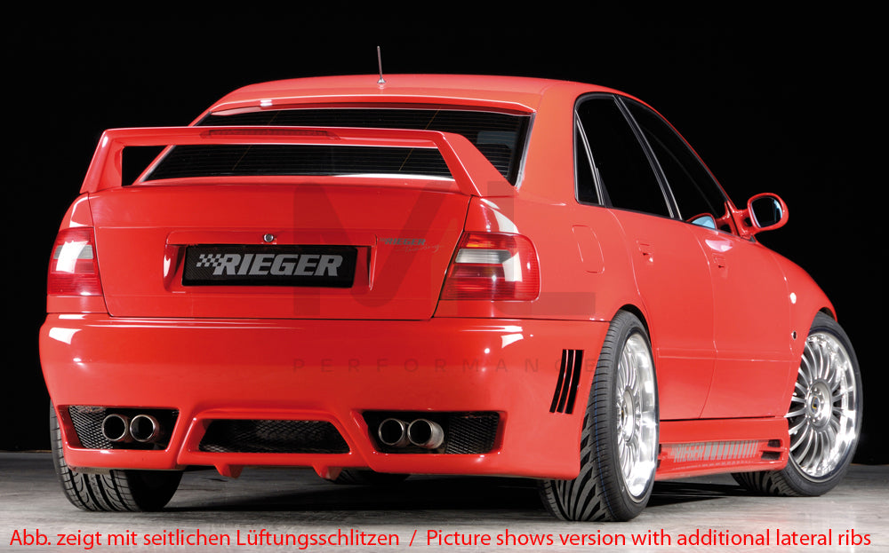 Rieger 00055047 Audi B5 A4 Rear Bumper 3 | ML Performance UK Car Parts
