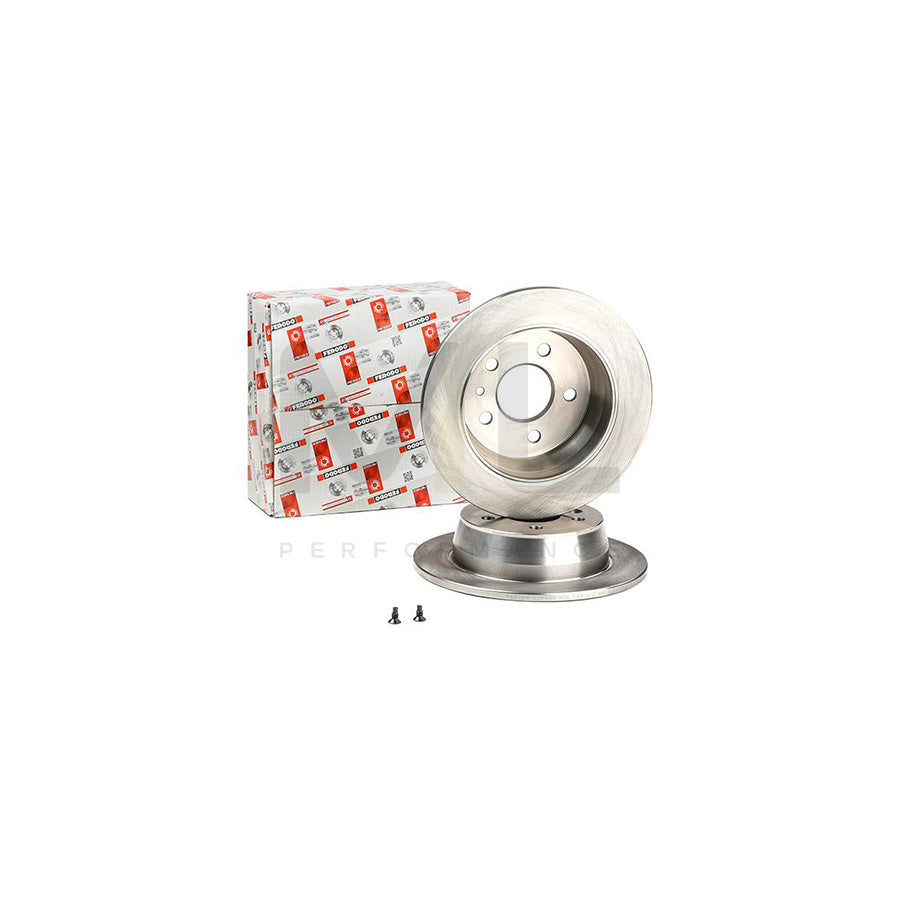 Ferodo Premier DDF861 Brake Disc Solid, With Bolts/Screws  - Pair