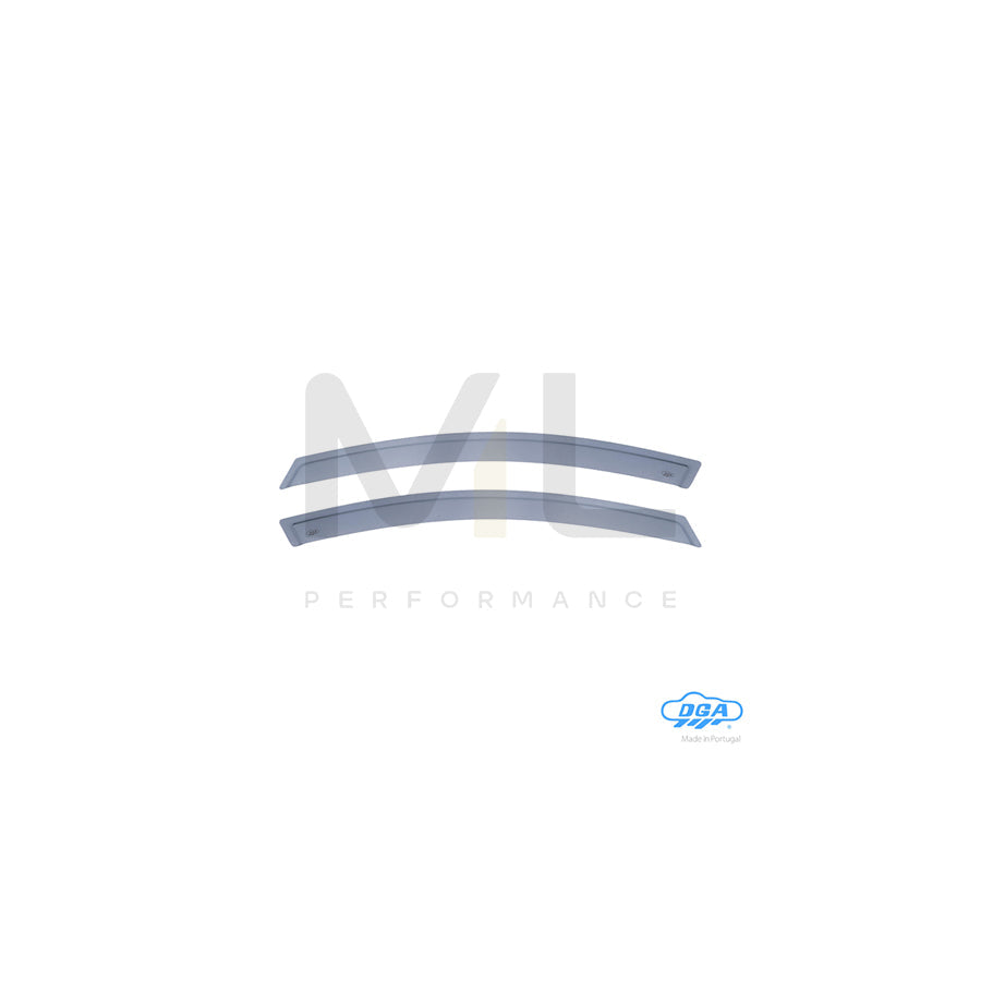 DGA 108040 Wind deflectors for FORD FIESTA Arrow direction, Front, outer