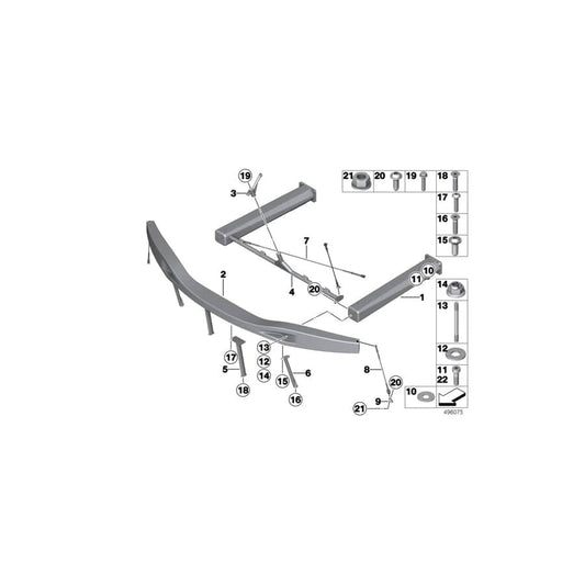 Genuine BMW 51648424107 Tension Rope (Inc. M6 GT3)