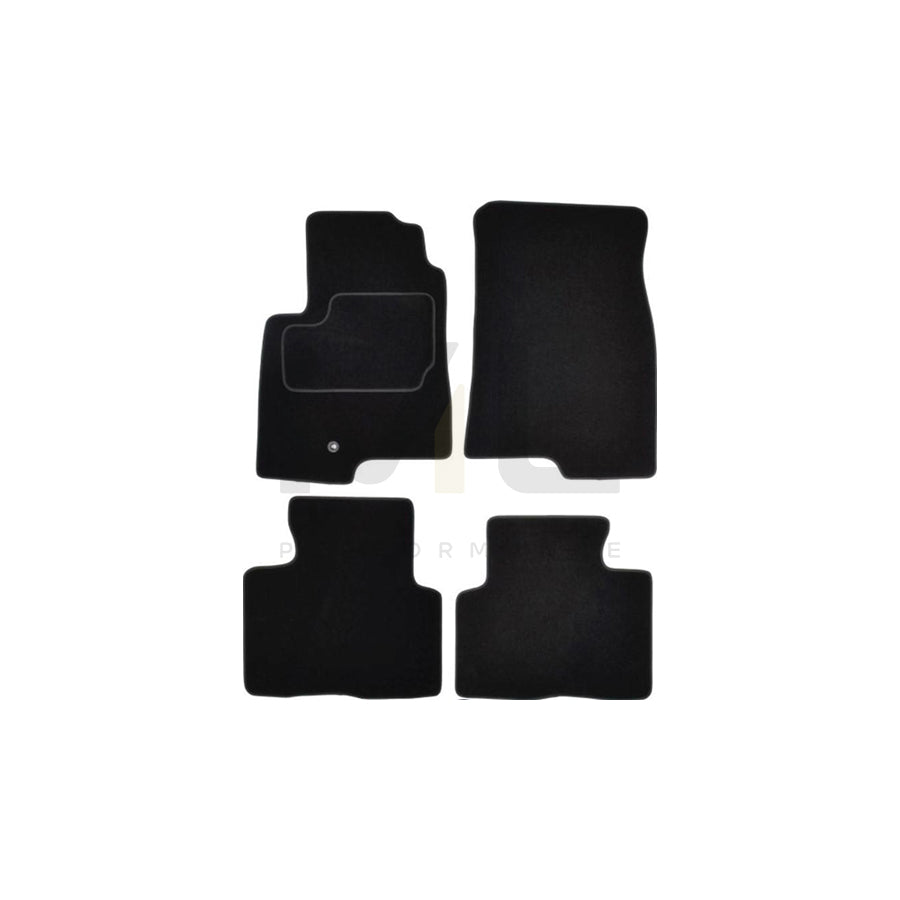 MAMMOOTH A041 MIT120 PRM 01 Floor mat set for MITSUBISHI Pajero / Shogun III (V60) Textile, Front and Rear, Quantity: 4, Black