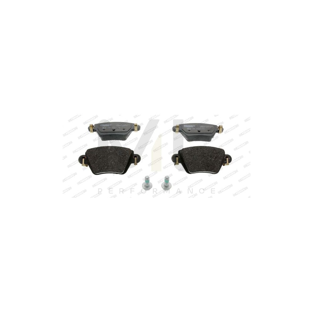 Ferodo Premier FDB1380 Brake Pad Set for Renault Kangoo Not Prepared for Wear Indicator, With Accessories