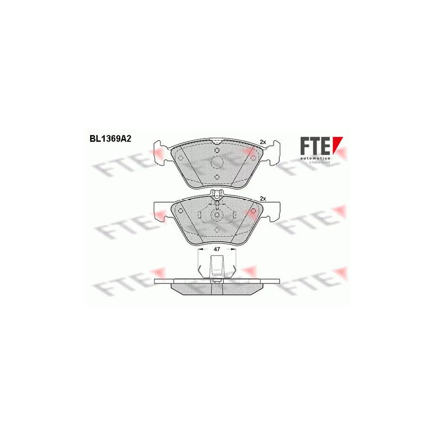 FTE Bl1369A2 Brake Pad Set