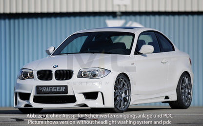 Rieger 00035033 BMW 1 Series E81 E82 E87 E88 Front Bumper 5 | ML Performance UK Car Parts
