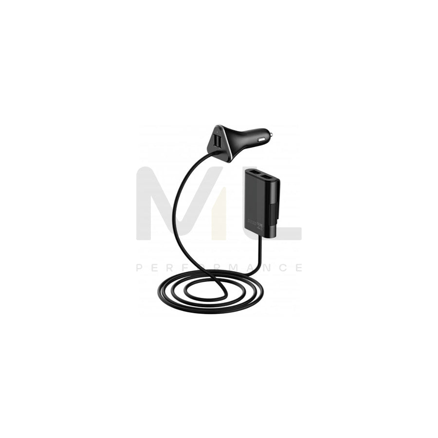 CARCOMMERCE 42685 In-car charger Number of inlets/outlets: 4 USB, Black