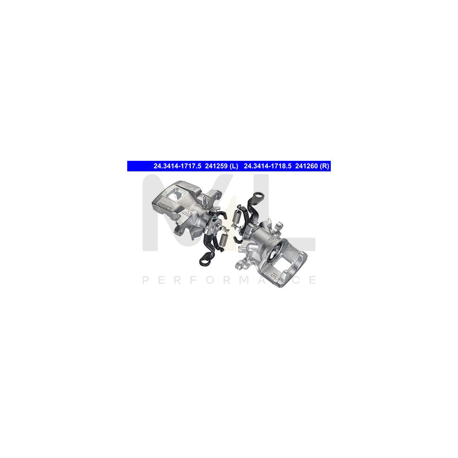 ATE 24.3414-1718.5 Brake Caliper without holder