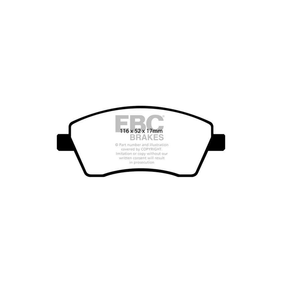 EBC PD13KF739 Brake Pad & Disc Kit 2 | ML Performance UK Car Parts