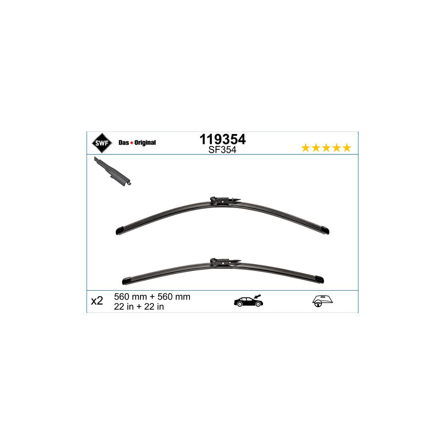 Swf Visioflex 119354 Wiper Blade